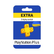 Abunə Sony PS Plus Extra (PSN Ukrayna, PS4/PS5) 3 aylıq
