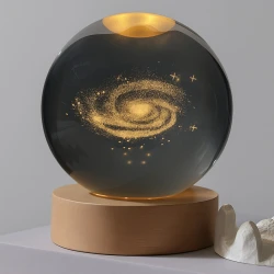 Dekorativ çıraq 3D Kristal Top Dekorativ çıraq 3D Kristal Top