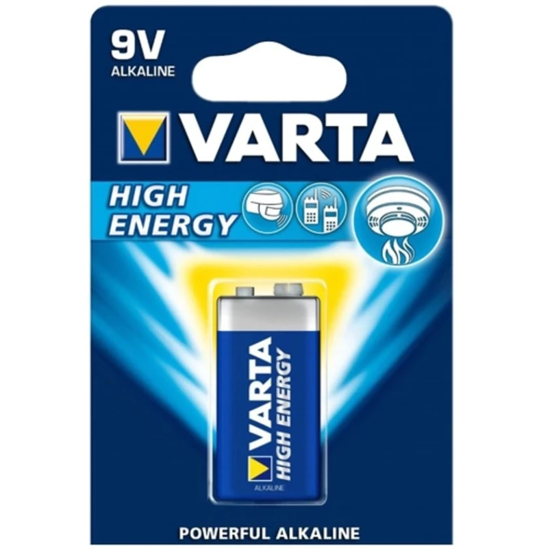 Батарейка Varta 6LR61 High Energy 4922 9V, 1 шт Батарейка Varta 6LR61 High Energy 4922 9V, 1 шт