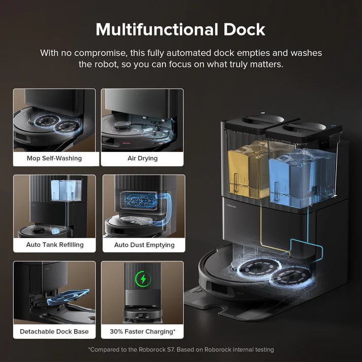 Робот-пылесос Roborock Qrevo L Black