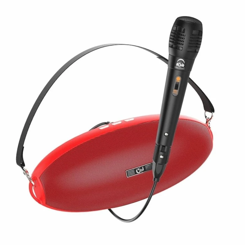 Портативная колонка с микрофоном U&i Axe Series 4014 Red Портативная колонка с микрофоном U&i Axe Series 4014 Red
