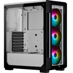 Корпус для компьютера Corsairi CUE 220T RGB Tempered Glass Mid-Tower (840006618607)