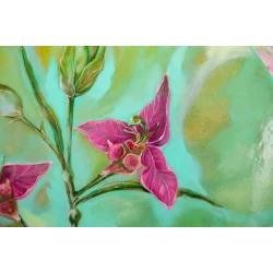 Rəsm Art by Ulviya Kakhramanova Xarı-bülbül, kətan, yağlı, 90 sm