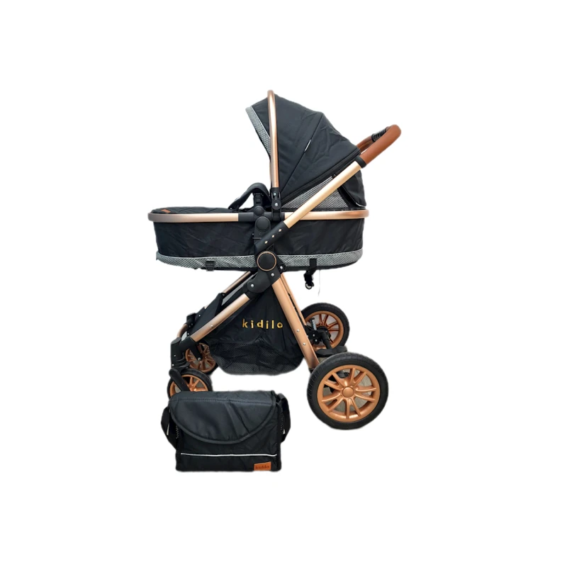 Детская коляска Kidilo V91, черная