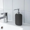 Дозатор для жидкого мыла IKEA EKOLN 404.416.19, керамика, нержавеющая сталь, серый, 300 мл