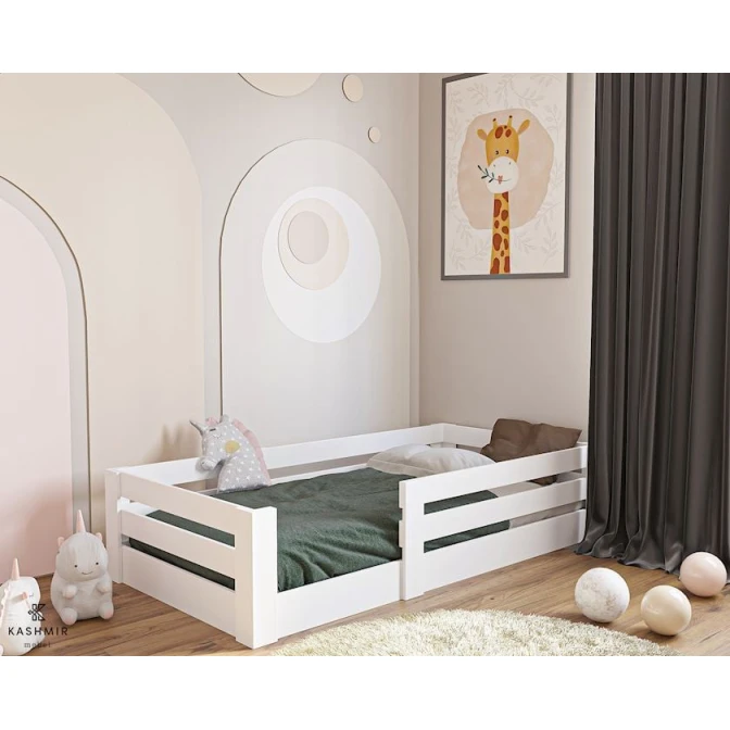Детская кровать Kashmir KMU0010_Kas, ламинат, белый, 98х198х45 см Детская кровать Kashmir KMU0010_Kas, ламинат, белый, 98х198х45 см