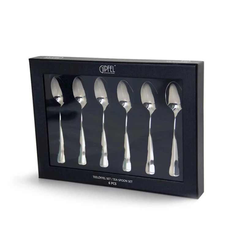 Набор ложек Gipfel 8641, на 6 персон 6 предметов, нержавеющая сталь, серебристый
