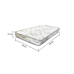 Yarı ortopedik döşək Foresta Plusline, 190x90x22 sm, qəhvəyi