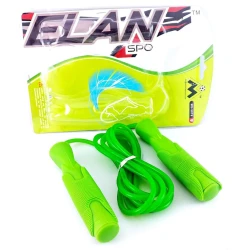 Скакалка 6144, пластик, зеленая