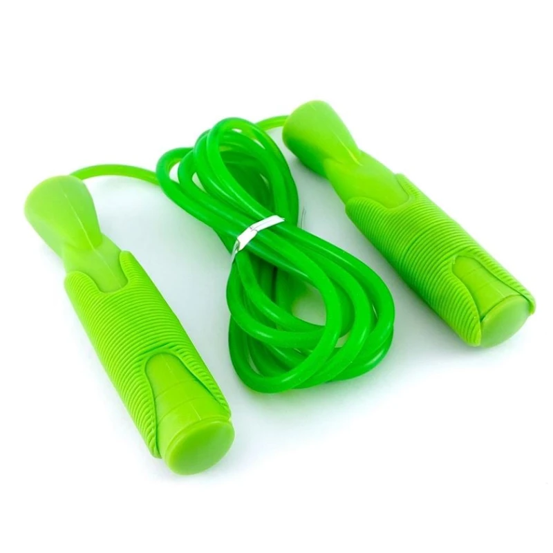 Скакалка 6144, пластик, зеленая