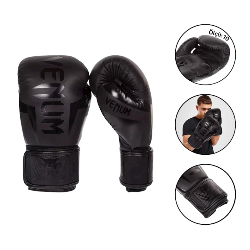 Перчатки для бокса Venum 4002, черный, размер 10