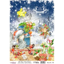 Рисовая бумага для декупажа Cadence A3,782 30x42 см