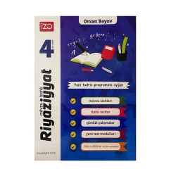 Книга İzə Nəşriyyatı Riyaziyyat 4-cü sinif, O.Bəyov