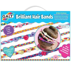 Saçlar üçün hörmə və bəzək dəsti Galt Toys Brilliant Hair Bands