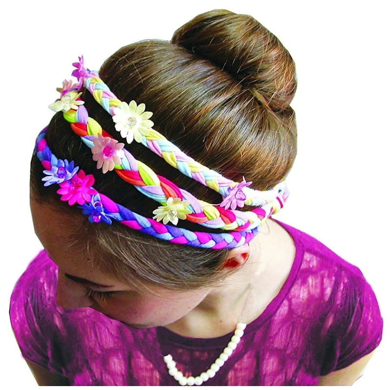 Набор для плетения и создания украшений для волос Galt Toys Brilliant Hair Bands