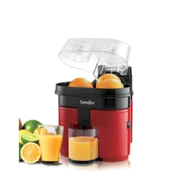 Ручная соковыжималка для цитрусовых Sonifer SF-5521, 25x23 см, пластик, красный