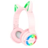Беспроводные наушники Borofone BO18 Cat Ear Pink Беспроводные наушники Borofone BO18 Cat Ear Pink