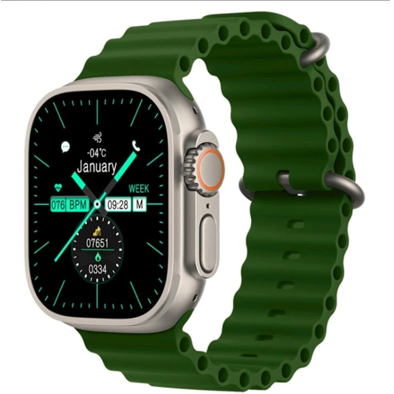 Смарт-часы Smart Watch HW69 Ultra Gen 2 Green Смарт-часы Smart Watch HW69 Ultra Gen 2 Green