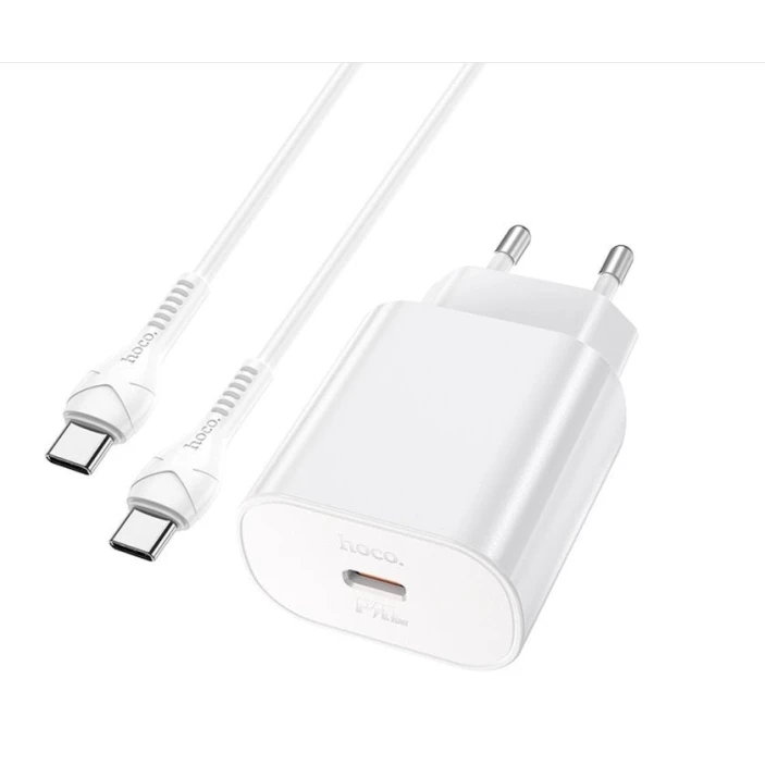 Зарядное устройство Hoco N22 Jetta Type C Power Delivery PD 25W White