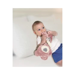 Прорезыватель-погремушка Babyjem Bear, розовый