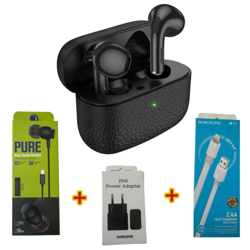 Наушники Hoco EQ15 Black + Free Gift