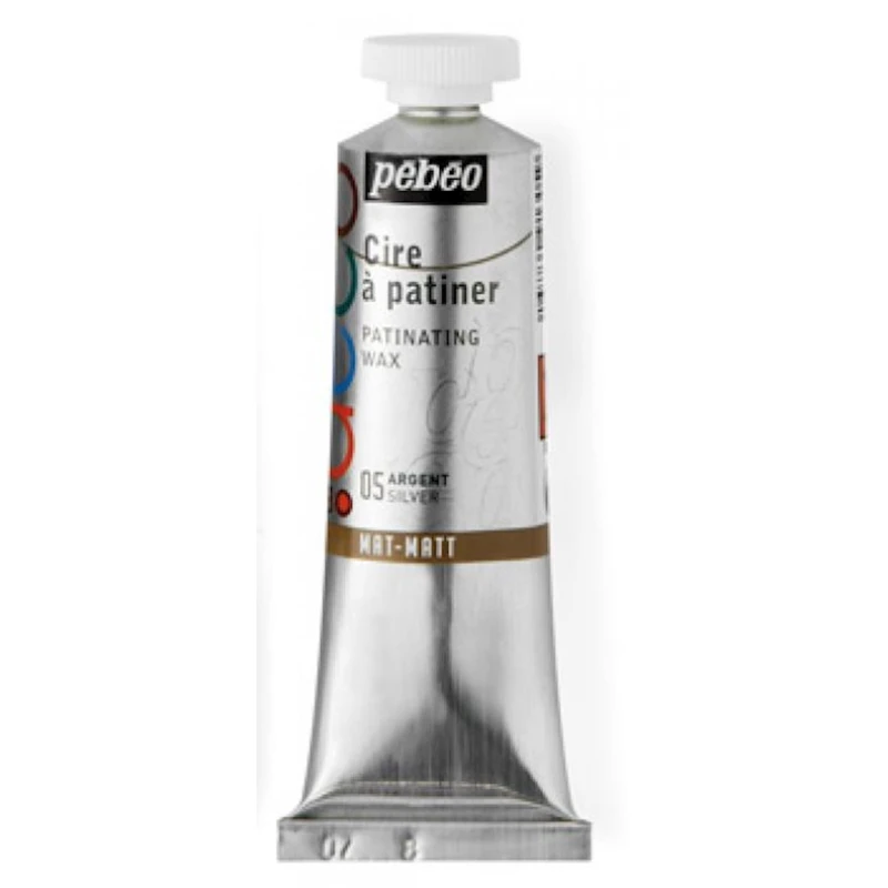 Qızıl effekti üçün mum Pebeo Silver