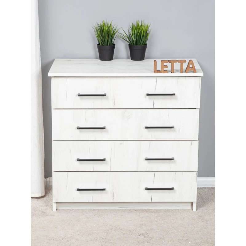 Тумба Letta, ЛДСП, белая, 72х40х75 см Тумба Letta, ЛДСП, белая, 72х40х75 см