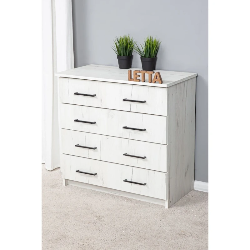 Тумба Letta, ЛДСП, белая, 72х40х75 см Тумба Letta, ЛДСП, белая, 72х40х75 см