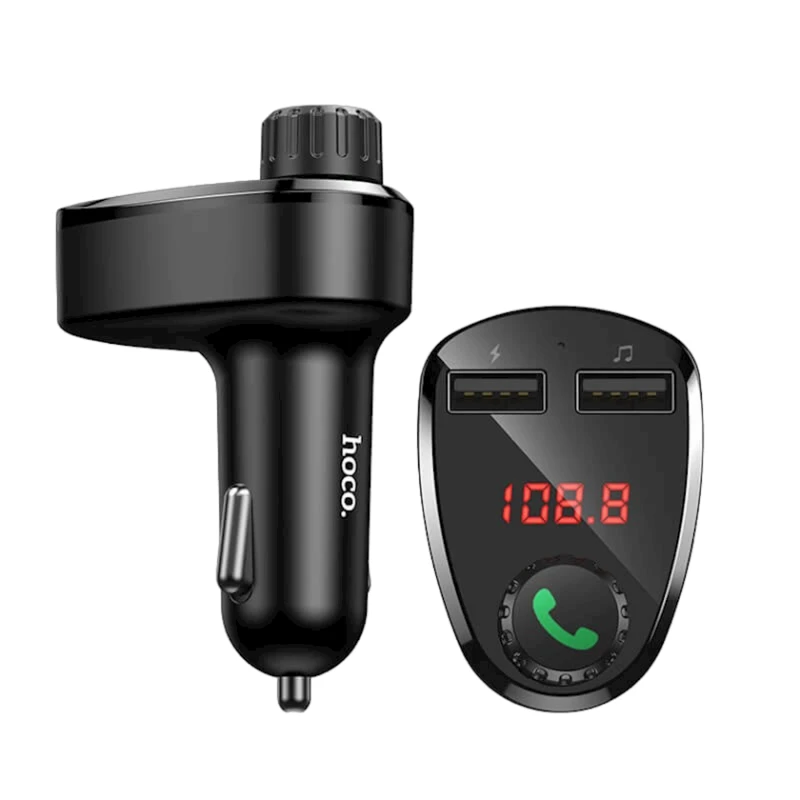 Avtomobil üçün FM transmitter Hoco DE24 Black