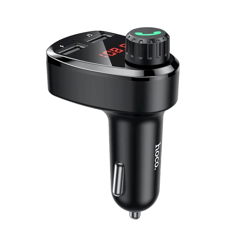Avtomobil üçün FM transmitter Hoco DE24 Black