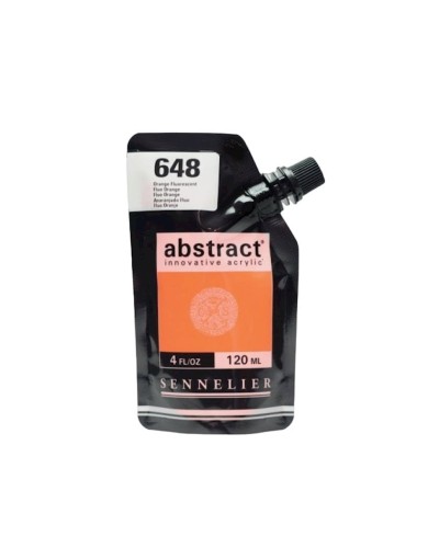 Akril boya Sennelier Abstract 648 Fluo Orange, 120 ml