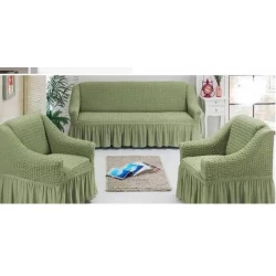 Комплект чехлов на диван и кресла MiraNova CTS-445, зеленый