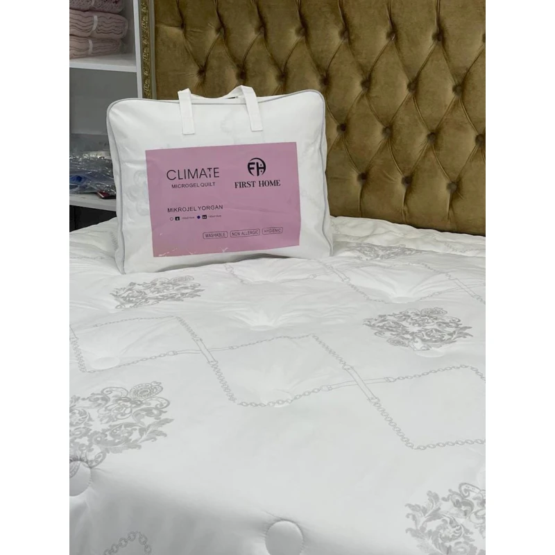 Одеяло First Home SHA-00002598, односпальное, хлопок/бамбук, разноцветное, 155x215 см Одеяло First Home SHA-00002598, односпальное, хлопок/бамбук, разноцветное, 155x215 см