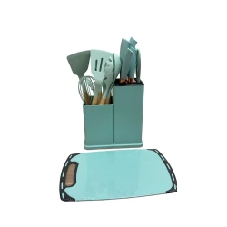 Mətbəx ləvazimatları dəst 04000321, 18 əd, plastik, mavi