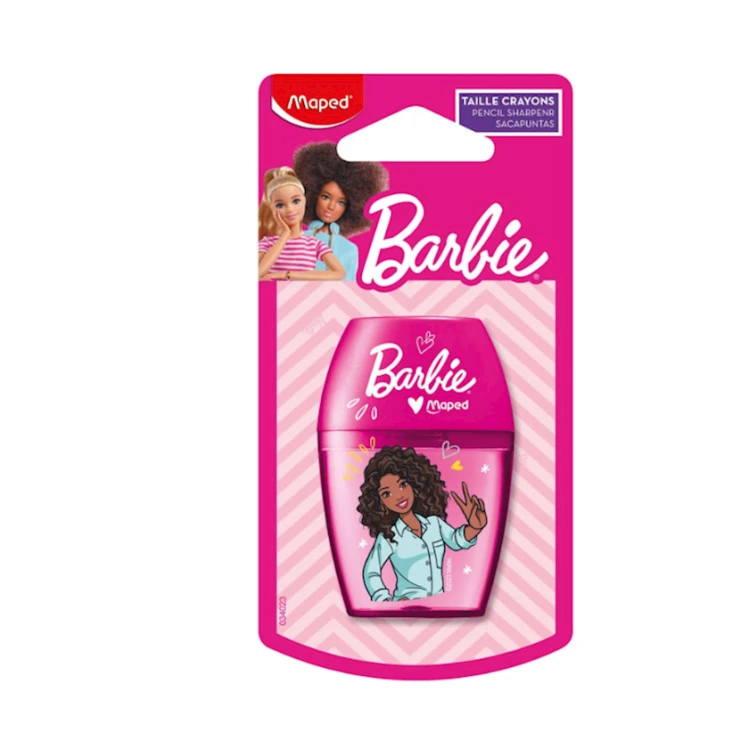Точилка Maped Barbie 034023, розовая Точилка Maped Barbie 034023, розовая