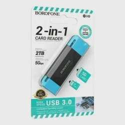 Картридер Borofone DH9 Wisdom USB 3.0/Type-C Картридер Borofone DH9 Wisdom USB 3.0/Type-C