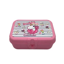 Ланч-бокс Herevin Unicorn 161271-003, пластик, розовый