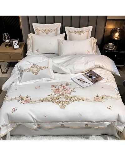 Yataq dəsti Dantel SHA-00006023, yorğan üzü 200х230 sm, mələfə 230х250 sm, yastıq üzü 50x70 sm (2 əd), ikinəfərlik, satin, rəngbərəng