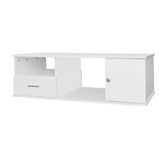 Ofis tumbası Ev Plus Fan 12115625, LDSP, ağ, 40х50х100 sm