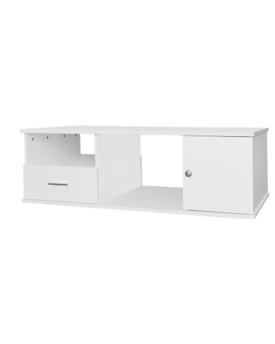 Ofis tumbası Ev Plus Fan 12115625, LDSP, ağ, 40х50х100 sm