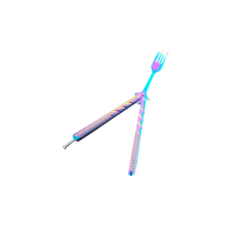 Складная походная вилка F35-319, 23 см, железо Складная походная вилка F35-319, 23 см, железо