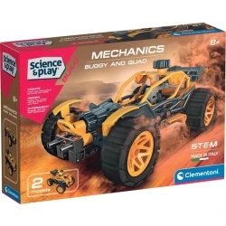 Konstruktor Clementoni Science & Play Buggy & Quad, 8+ yaş, 100 əd