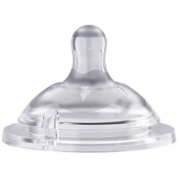 Насадка соски для бутылочек Chicco Natural Feeling, силикон, 4 м+, 2 шт Насадка соски для бутылочек Chicco Natural Feeling, силикон, 4 м+, 2 шт