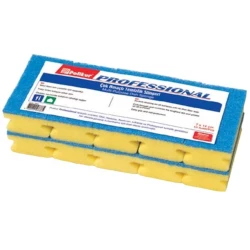 Набор губок для мытья посуды ECOBER Polikur, 10 шт, синий