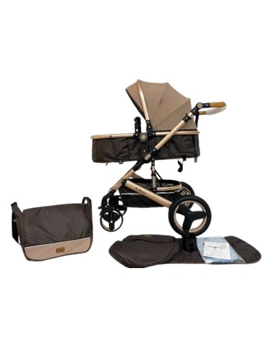 Uşaq arabası Belecoo 530W Brown/Beige