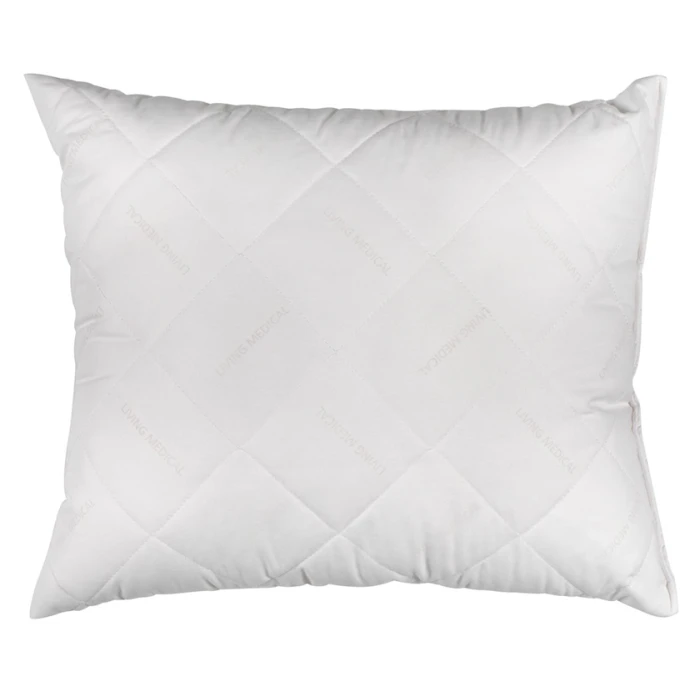 Подушка JYSK Living Medical, 50x70 см, силиконизированное волокно, ткань верха 100% полиэстер, белый