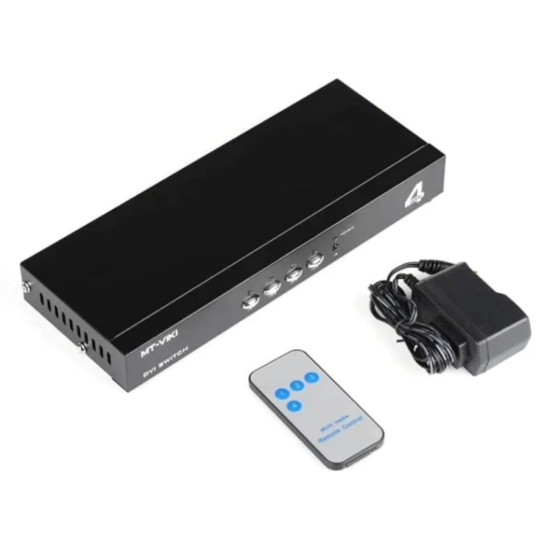 Сплиттер MT-VIKI MT-DV401 (4 DVI-Port switch) Сплиттер MT-VIKI MT-DV401 (4 DVI-Port switch)