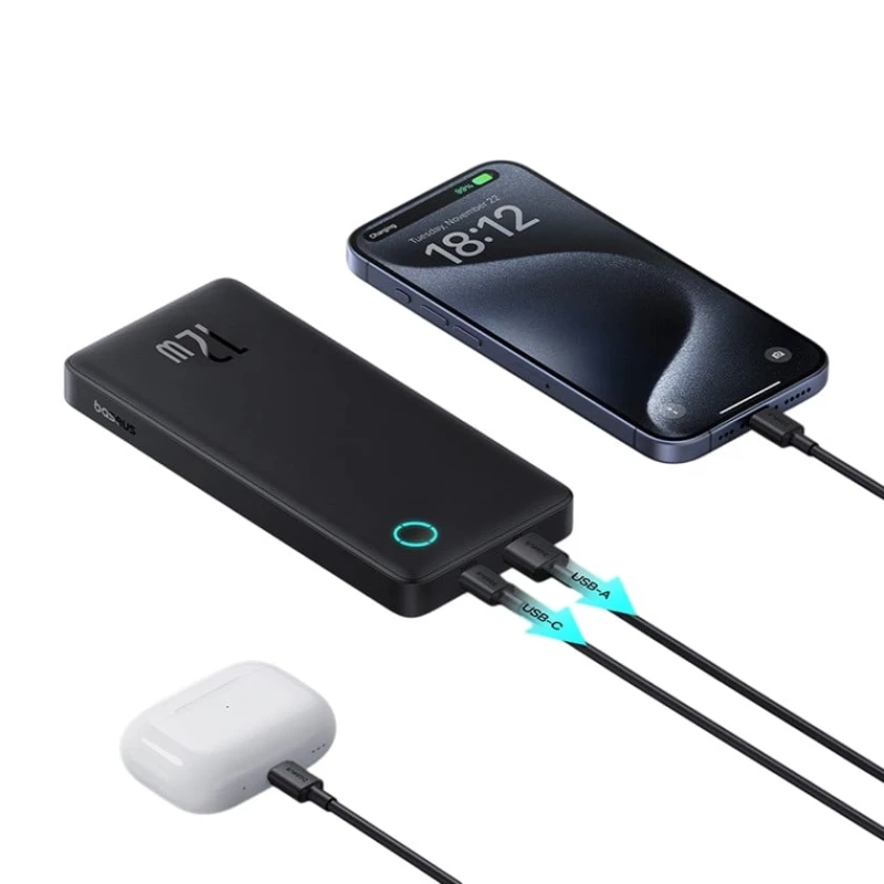 Внешний аккумулятор Baseus Airpow Air Lite 10000 mAh Cosmic Black