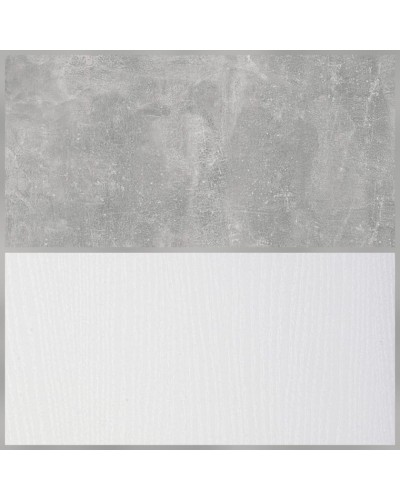 Kompüter masası Marina 3563_M25Stol3PlokiOtkritiyBetmix, LDSP, 75x52x104 sm, boz/ağ