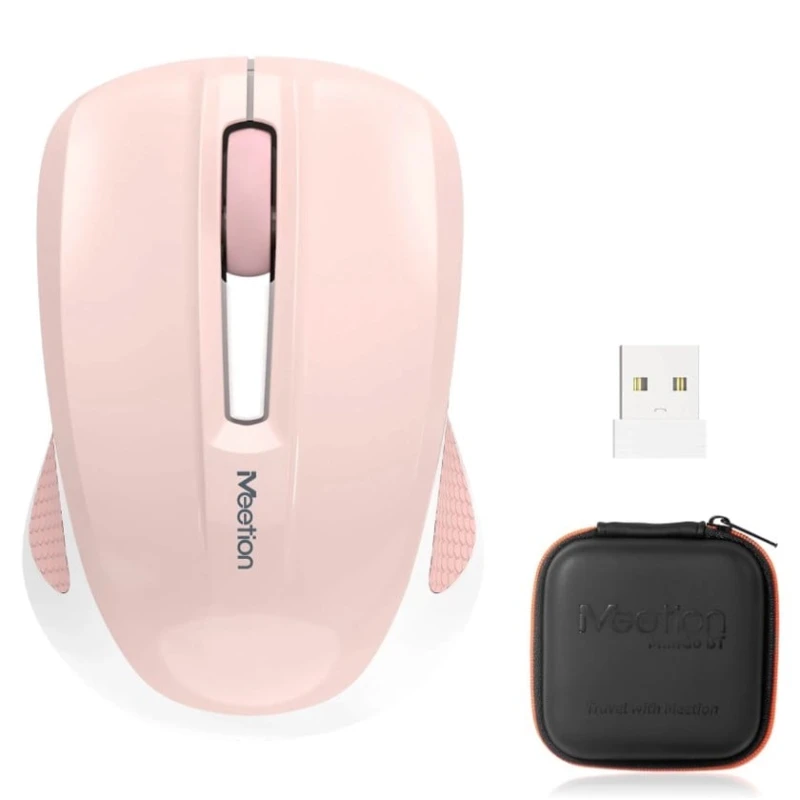 Мышь Meetion MiniGo BT MINI Pink